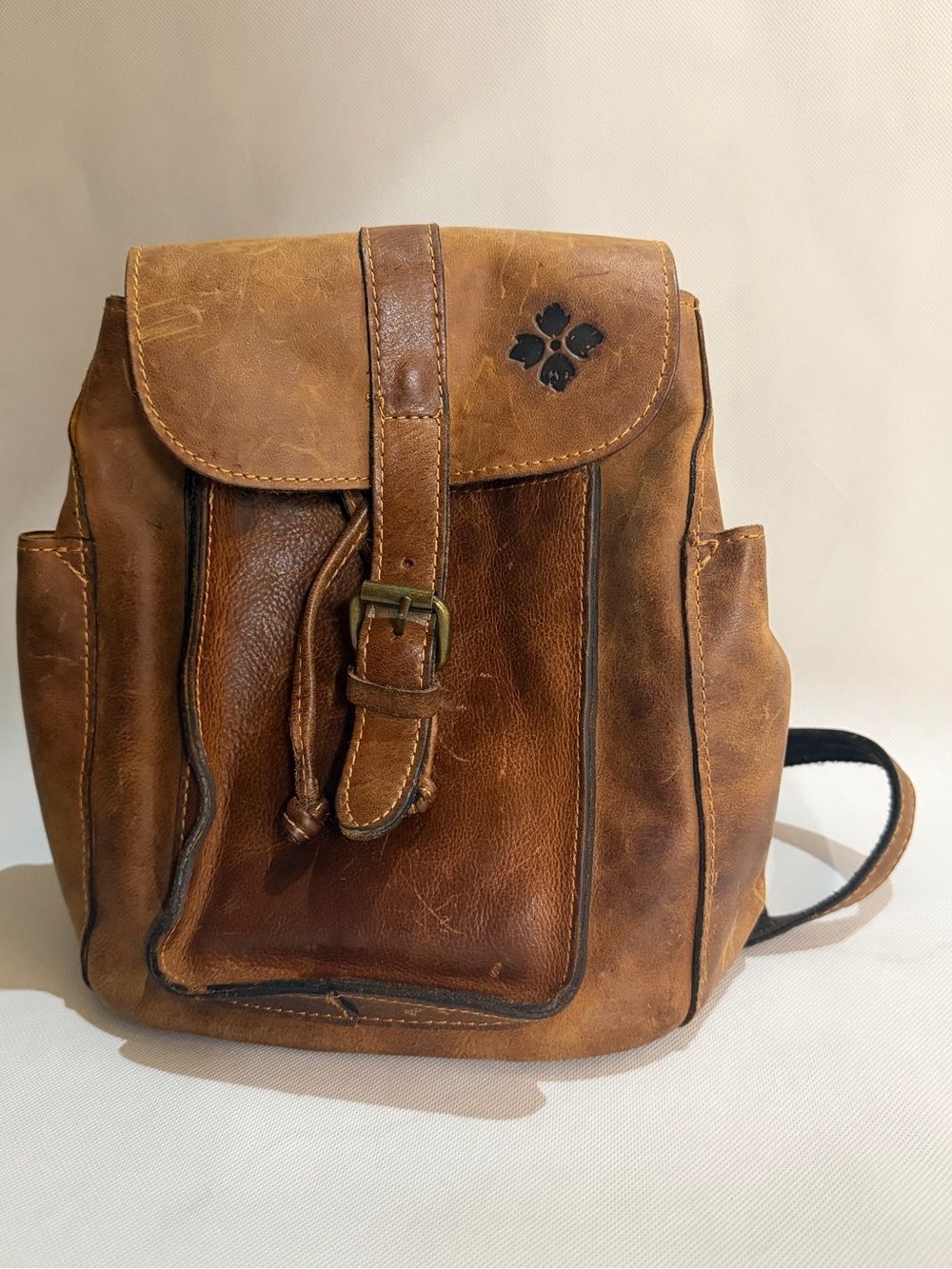Patricia Nash Distressed Leather Mini Backpack